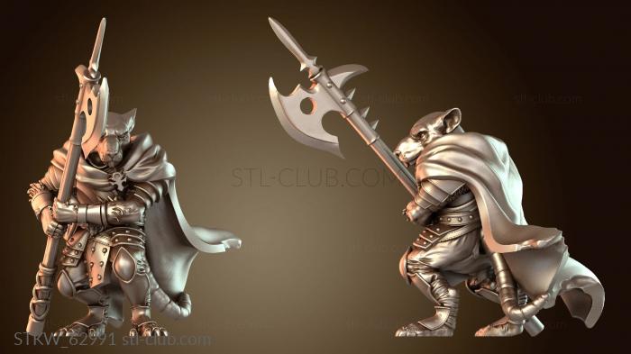 Military Алебарда ветеранов крысолюдов