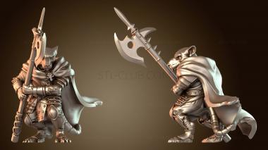 3D модель Алебарда ветеранов крысолюдов (STL)