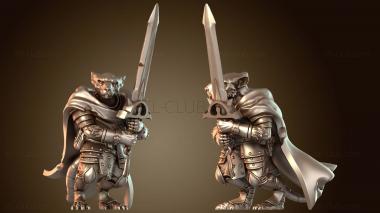 3D модель Ветераны Крысолюдов, владеющие мечом (STL)