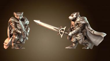 3D модель Ветераны Крысолюдов Ветеран Меча (STL)