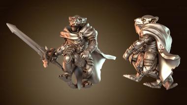 3D модель Доказанный меч ветеранов крысолюдов (STL)