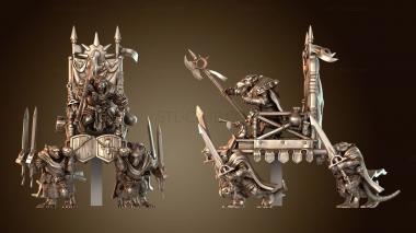 3D модель Трон войны крысолюдов (STL)