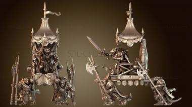 3D модель Выкованный боевой трон крысолюдов (STL)