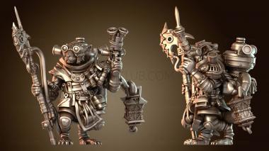 3D модель Крысолюд Чернокнижник (STL)