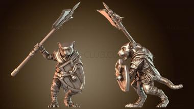 3D модель Алебарда воинов-крысолюдов (STL)