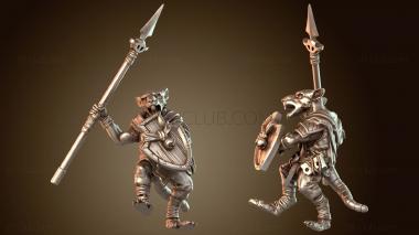 3D модель Копье Воинов Крысолюдов (STL)