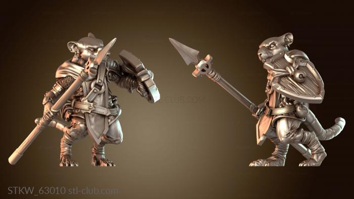 Закаленное копье воинов-крысолюдов