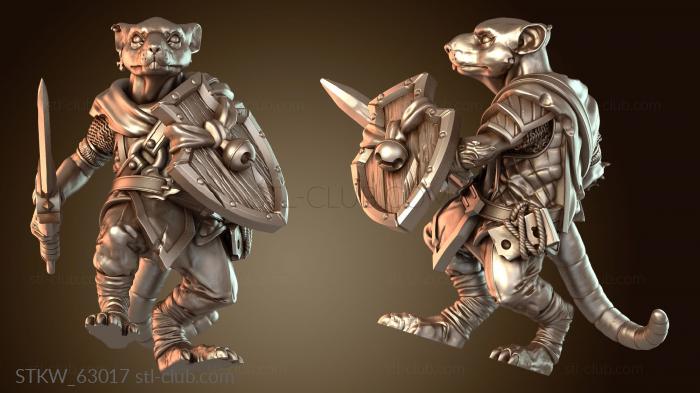 Крысолюды-воины Меч Ревностный