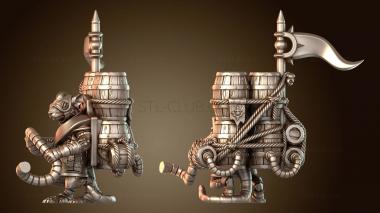 3D модель Команды вооружения крысолюдей, огнеметы, тактические (STL)