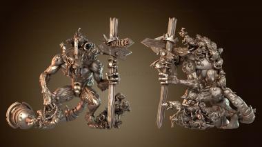 3D модель Ратус Великий Крысиный Вождь, король скавенов, колокол (STL)