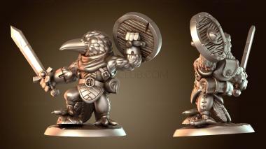 3D модель Ворон-истребитель (STL)