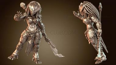 3D модель Королева-ворон с родовым копьем клана Серджио (STL)