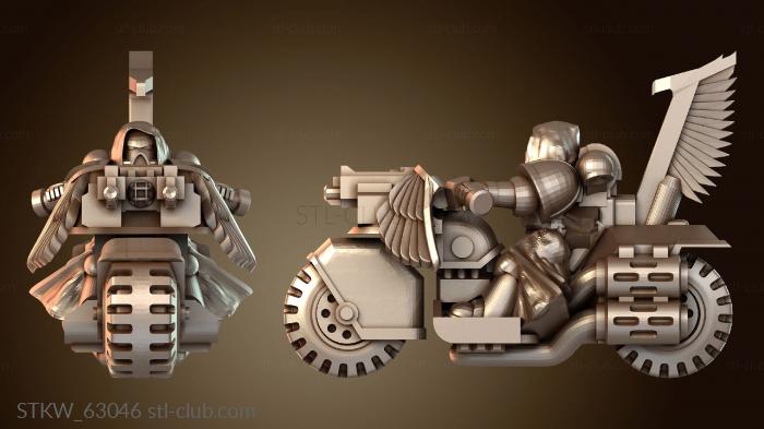 Military Ravenwing Biker SGT