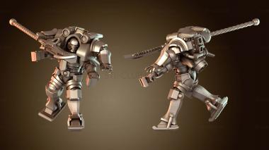 3D модель Разъяренный убийца-грабитель (STL)