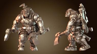 3D модель МАСТЕР ТОПОРА ПОВСТАНЦА (STL)