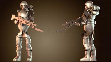 3D модель Гвардеец повстанцев (STL)