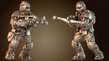 3D модель Боец отряда повстанцев (STL)