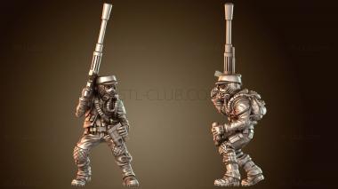 3D модель Рыцарь отряда повстанцев (STL)