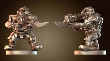 3D модель Красные Огры (STL)