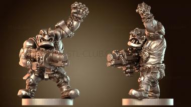 3D модель Красные Огры Дикари (STL)