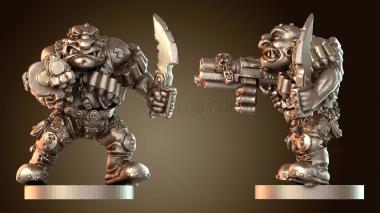 3D модель Красные Огры Воинственные (STL)