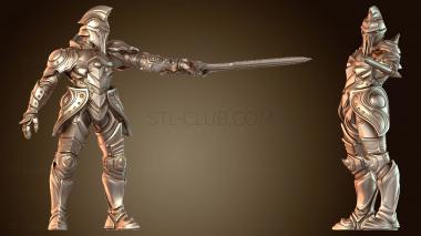 3D модель Красный Командир Тралла стоит (STL)