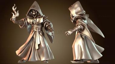 3D модель Красный Волшебник Боевой Маг (STL)