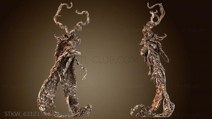 Military Redleaf King Axe