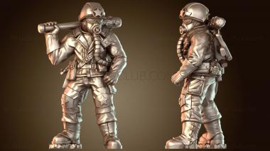 3D модель Капитан ВВС, ветеран щита (STL)