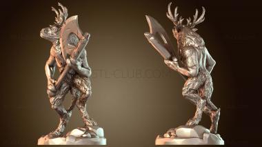 3D модель Минотавр-олень (STL)