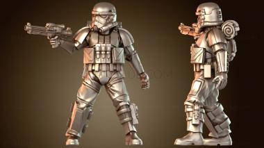 3D модель Оставшиеся отряды солдат Железо (STL)