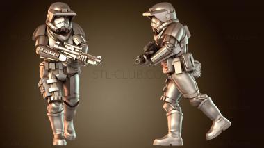 3D модель Охраняемые отряды оставшихся солдат (STL)