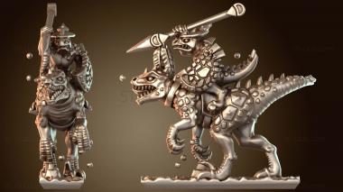 3D модель Рептильной кавалерии (STL)