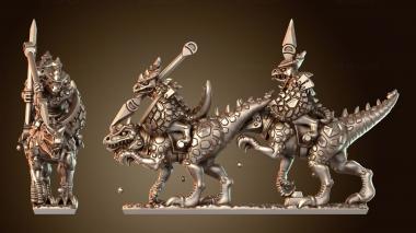 3D модель Разъяренная кавалерия рептилий (STL)