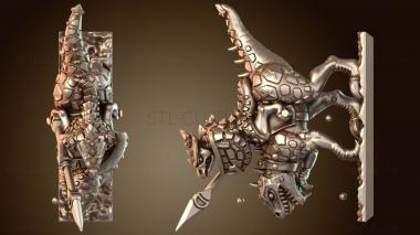 3D модель Ветеран рептильной кавалерии (STL)