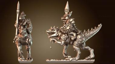 3D модель Рептильной кавалерии Благородный (STL)