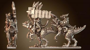 3D модель Рептильная кавалерия Смелая (STL)