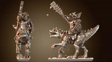 3D модель Рептильная кавалерия Свирепая (STL)