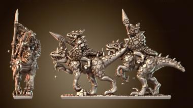 3D модель Рептильная кавалерия Музыкант (STL)