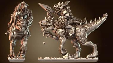 3D модель Рептильной кавалерии Зилот (STL)