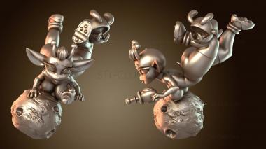 3D модель Retro Alien RANGER Gobbo NSFW Kinetic (STL)