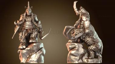 3D модель Носорог Кентавр Скиф (STL)