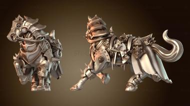 3D модель Всадник Смерти Всадник Конь Гибель (STL)