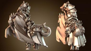 3D модель Всадник Смерти Всадник Конь Палач (STL)