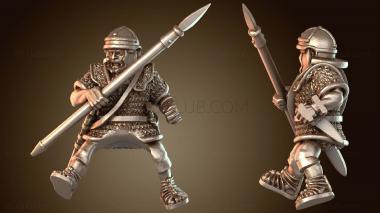 3D модель Всадница-боец-кошка (STL)