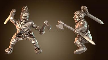 3D модель Всадник Лошадь (STL)