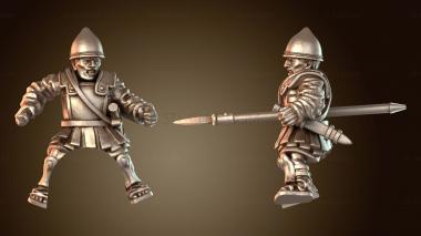 3D модель Всадник с копьем (STL)