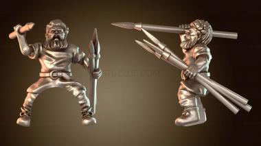 3D модель Всадник-метатель копья Ветеран (STL)