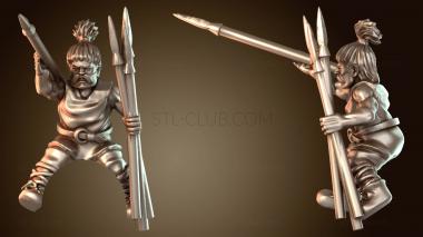 3D модель Всадник Копье Страж (STL)