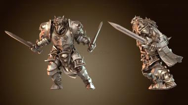 3D модель Райдер Теневой Рыцарь Роковой Клинок (STL)